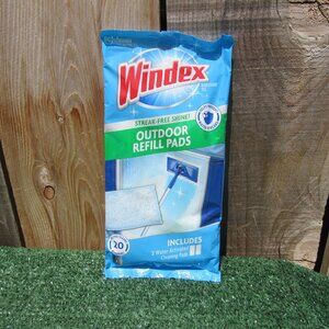 Brand New Windex Outdoor 2 Refill Cleaning Pads